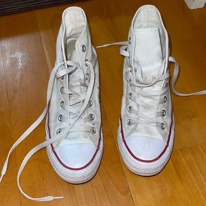 White high top converse